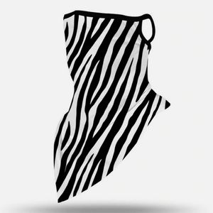 New Womens zebra striped Winter snowboard Facemask